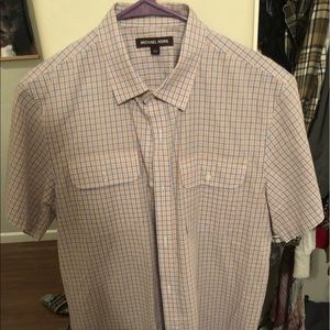 Michael kors short sleeve button down